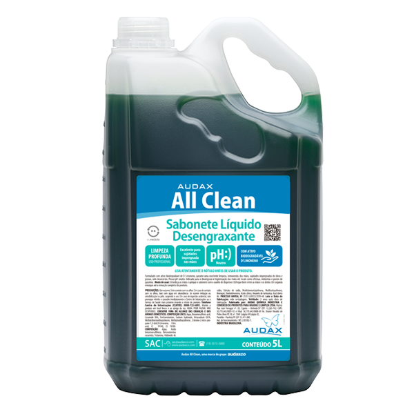 AllClean-Sabonete-Liquido-Desengraxante - 5L